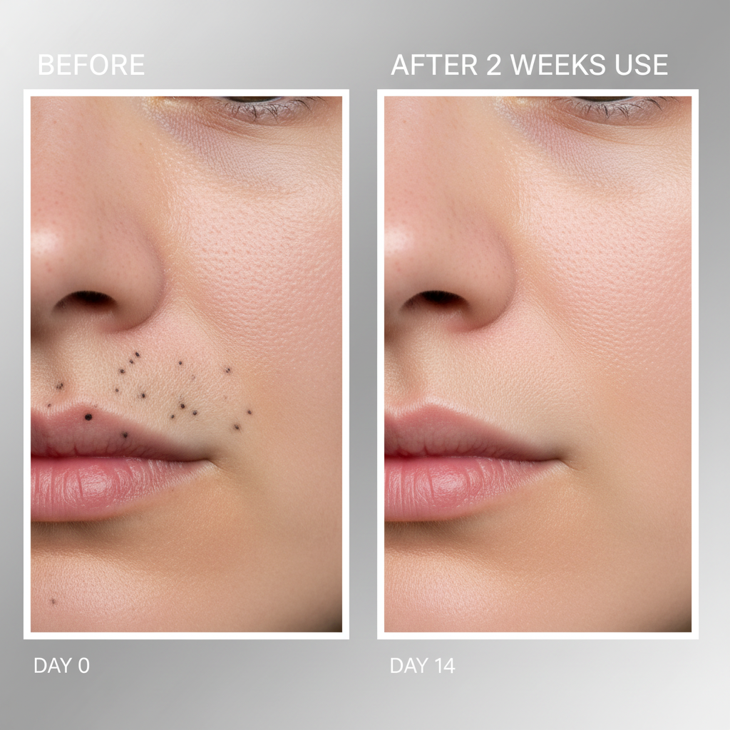 Blackhead Remover Pore Vacuum, 【[FDA Certification] 】 WiFi Visible Facial Pore Cleanser with HD Camera Pimple Acne Comedone Extractor Kit with 6 Suction Heads Electric Blackhead Suction Tool